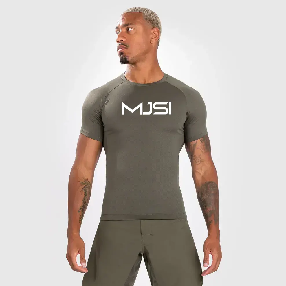 Men’s Short Sleeve Rashguard - Khaki