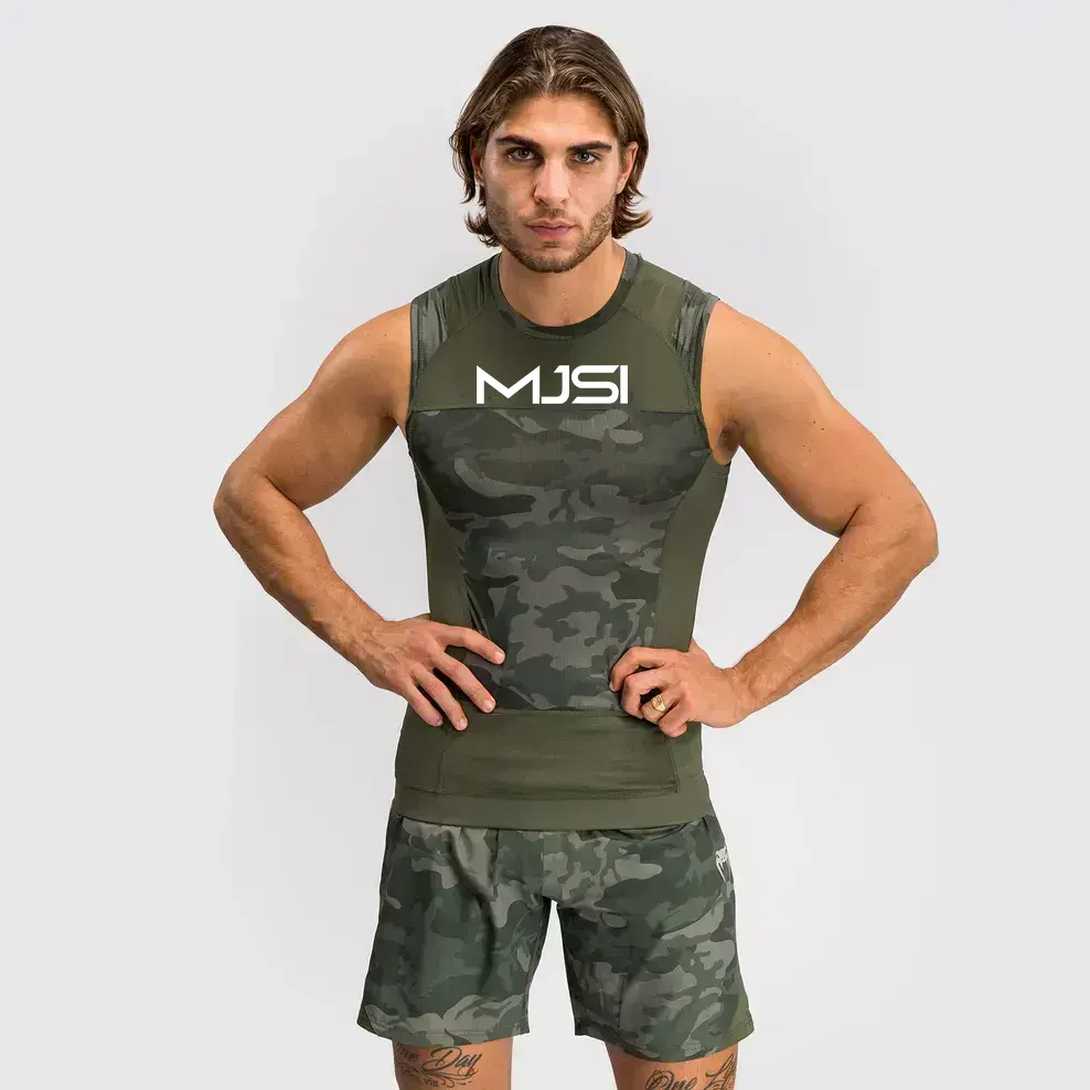 G-Fit Air Men's Sleeveless Rashguard - Army Camo